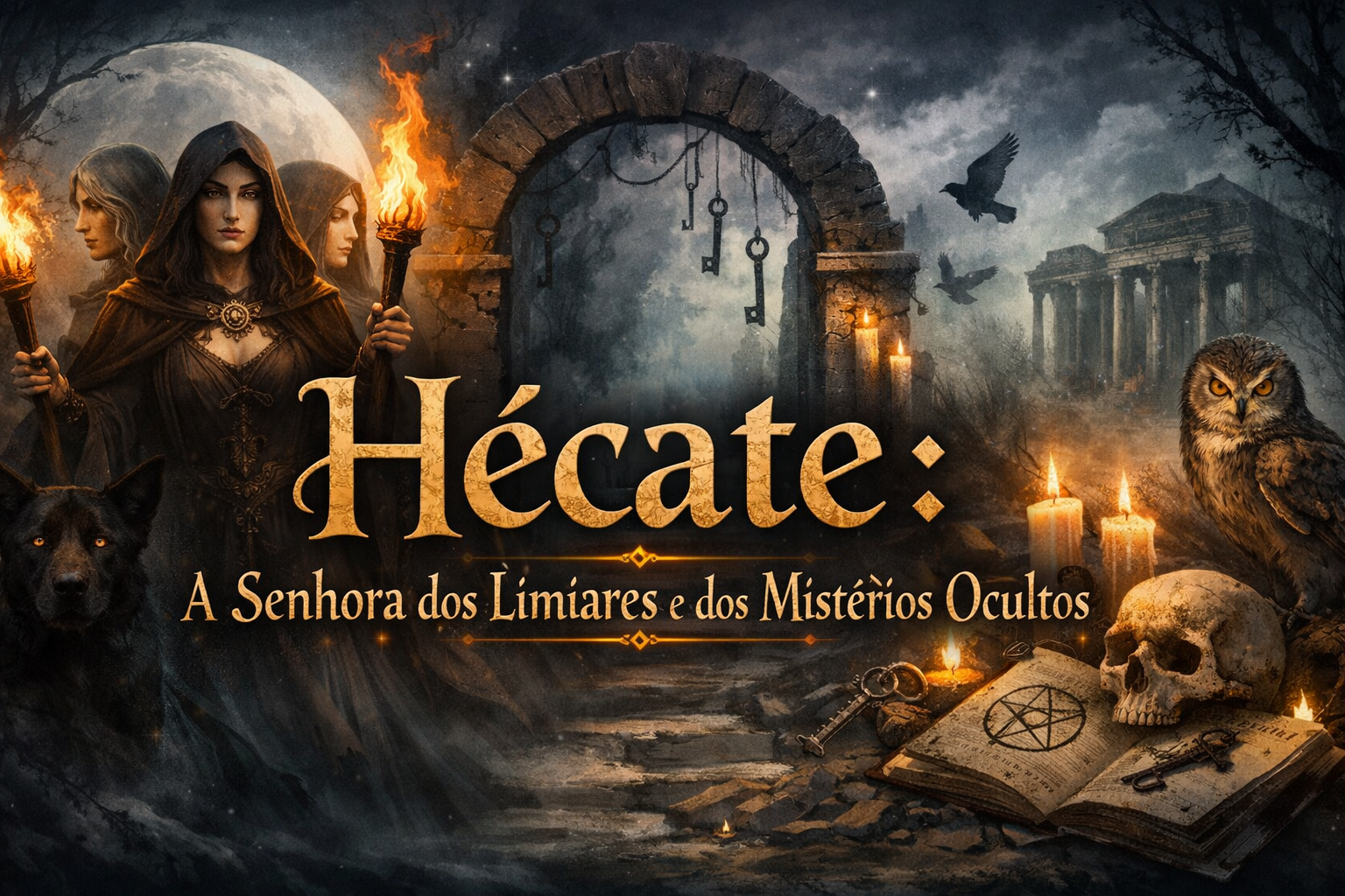 Hécate: A Senhora dos Limiares e dos Mistérios Ocultos