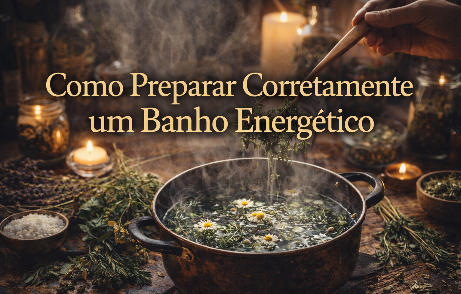 Como Preparar Corretamente um Banho Energético