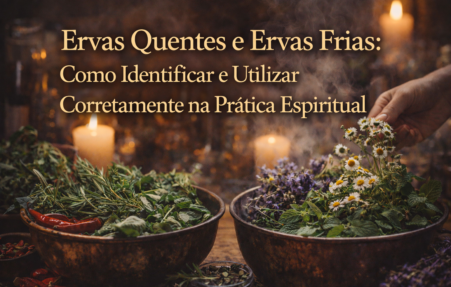 Ervas Quentes e Ervas Frias: Como Identificar e Utilizar Corretamente na Prática Espiritual