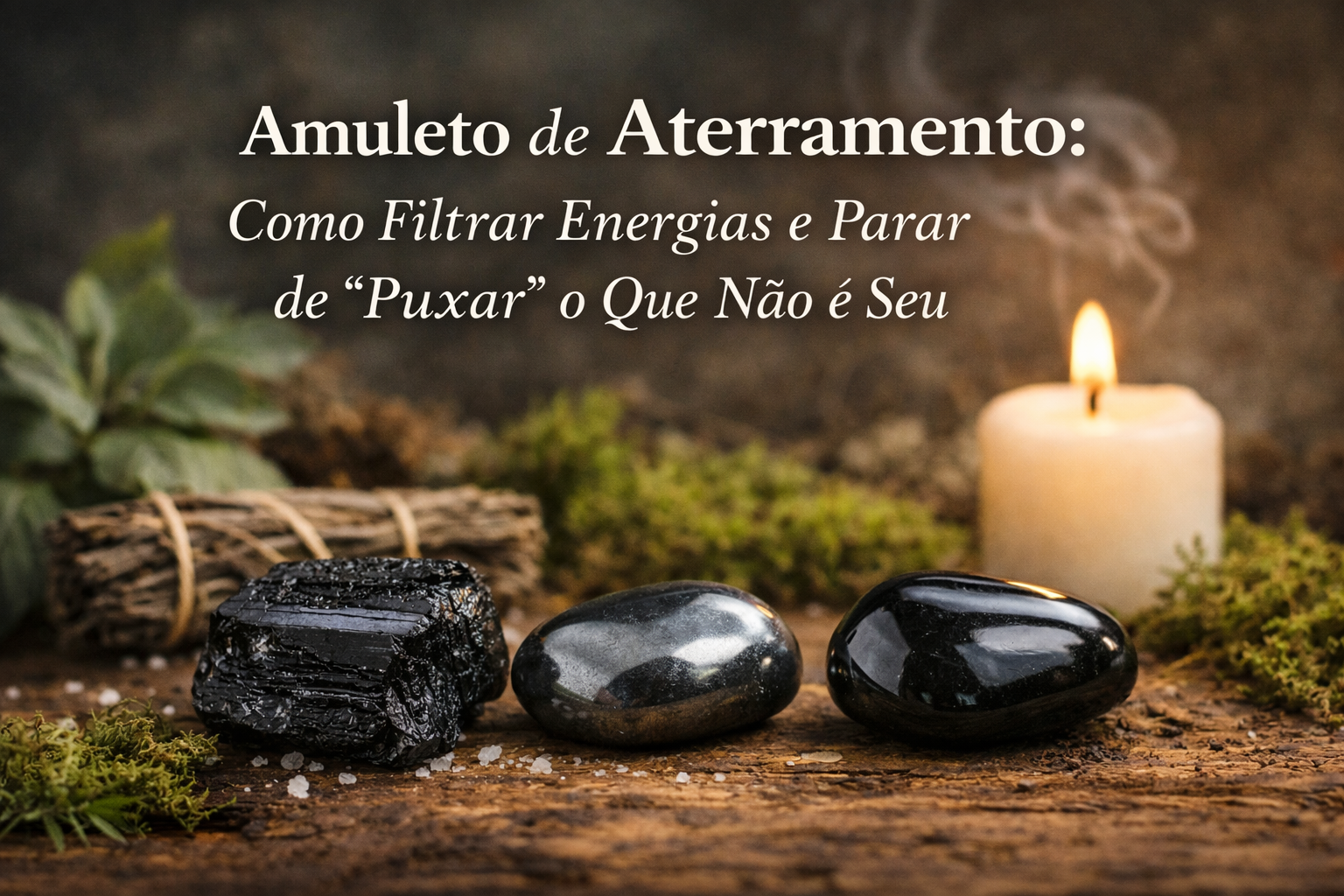 Amuleto de Aterramento: Como Filtrar Energias e Parar de “Puxar” o Que Não é Seu